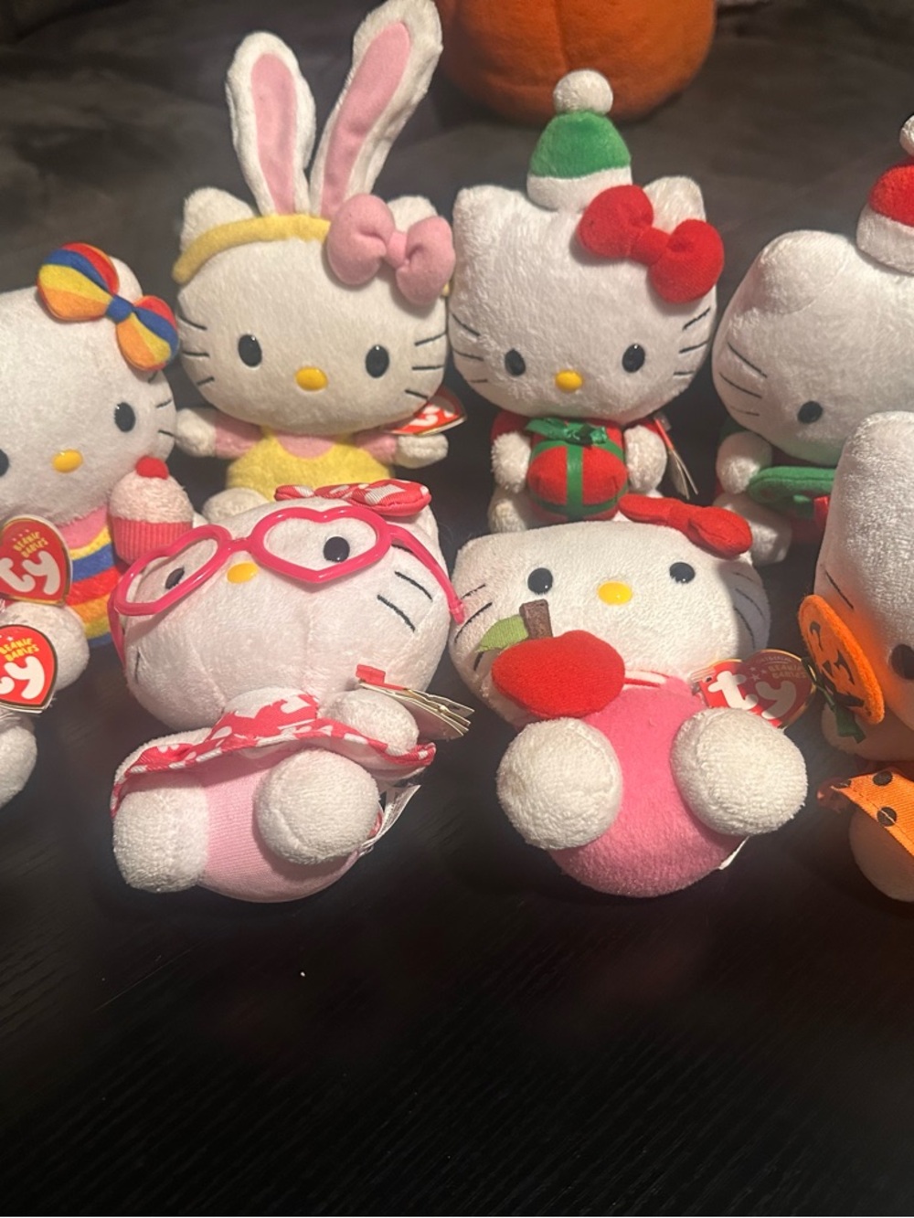 Hello Kitty TY Beanie Babies lot of 8